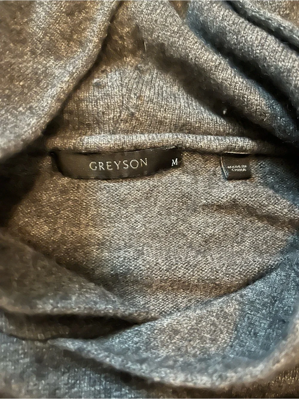 Greyson Charcoal Hooded Knit Pullover